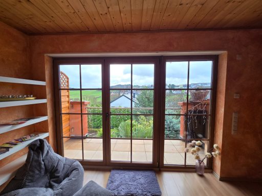 Balkon Ferienwohnung im Odenwald 